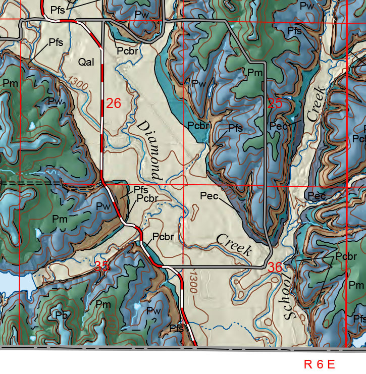 small geologic map