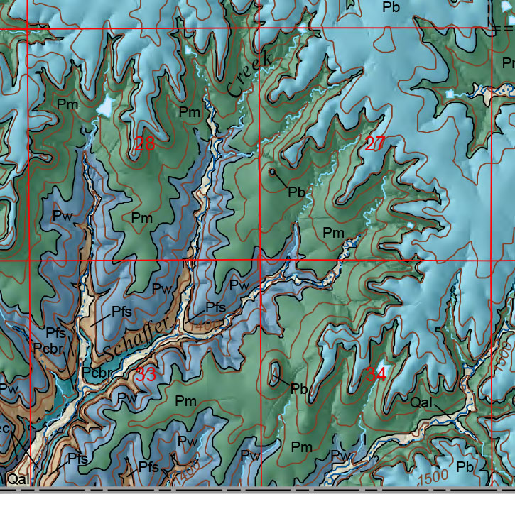 small geologic map