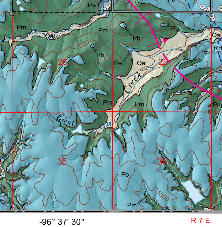 small geologic map