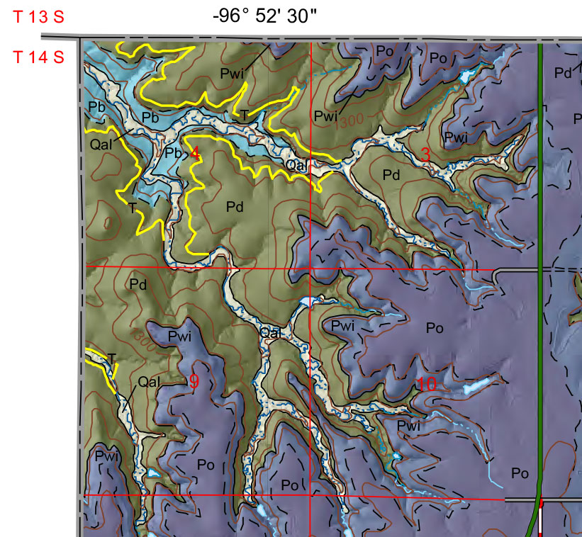 small geologic map