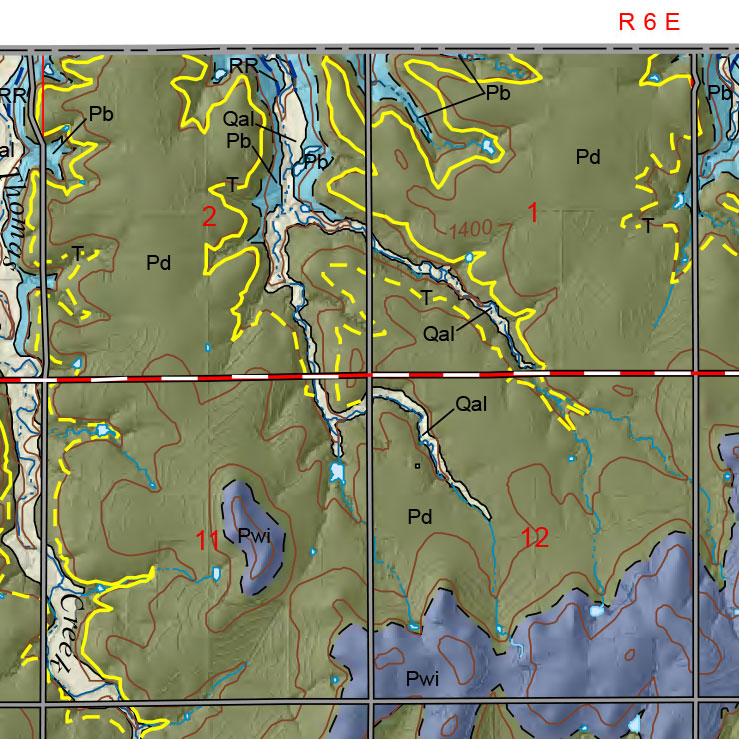 small geologic map