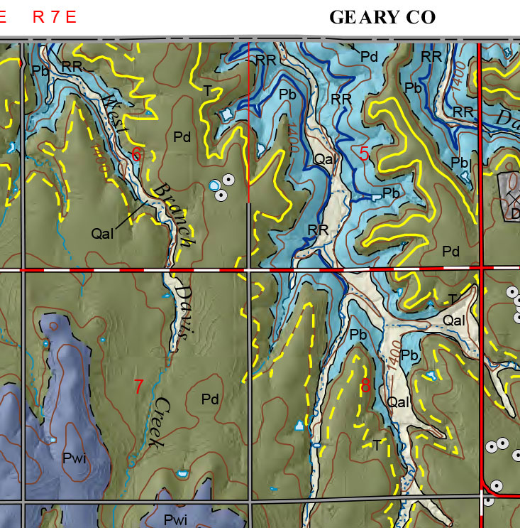 small geologic map