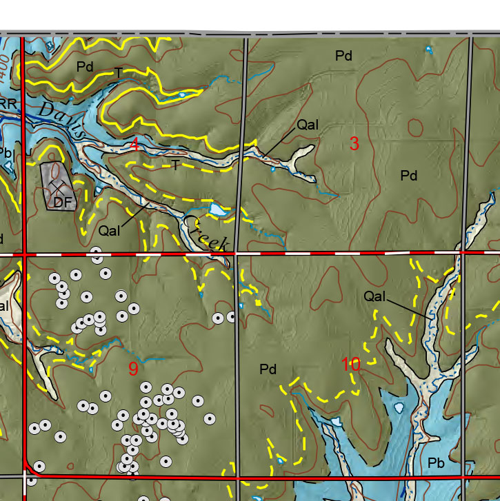 small geologic map