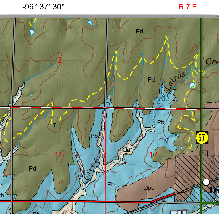 small geologic map