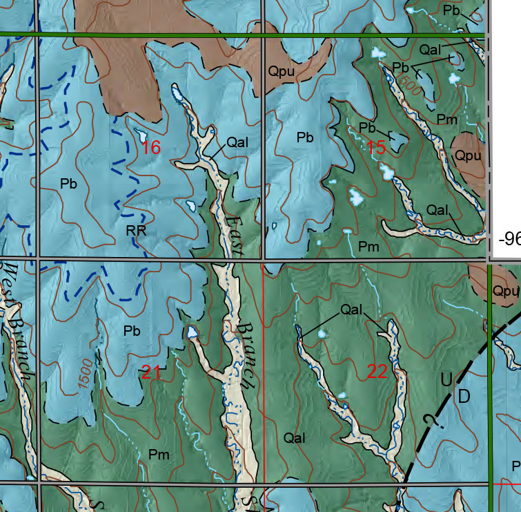 small geologic map