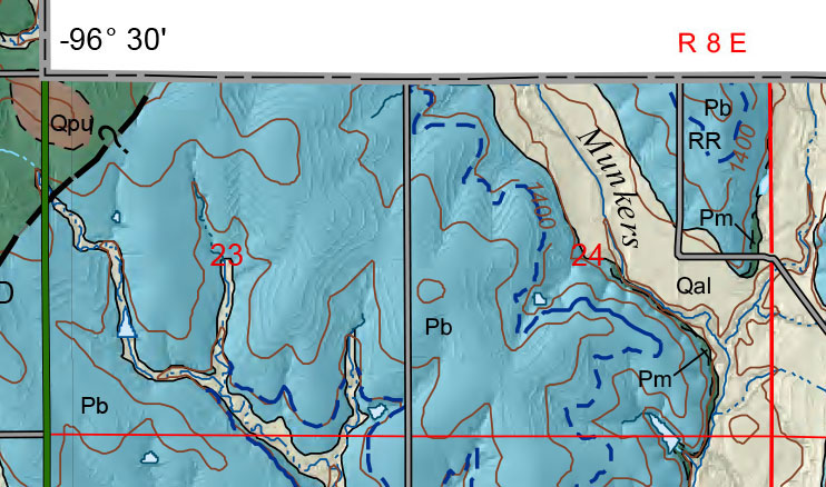 small geologic map