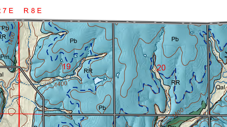 small geologic map