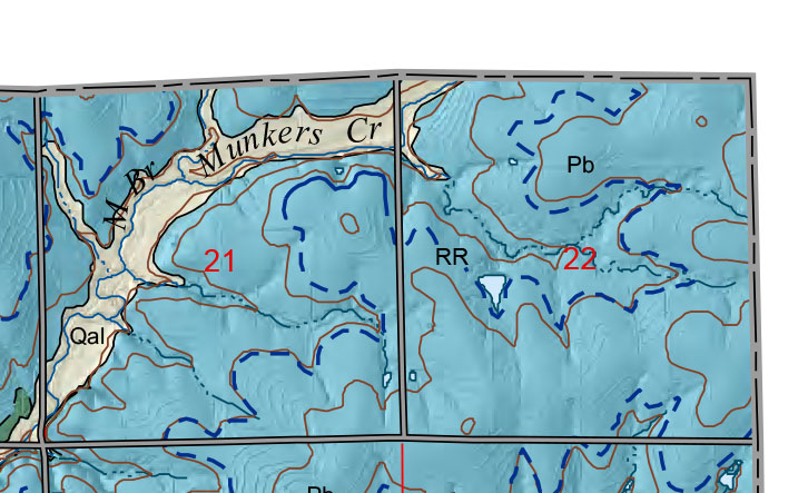 small geologic map