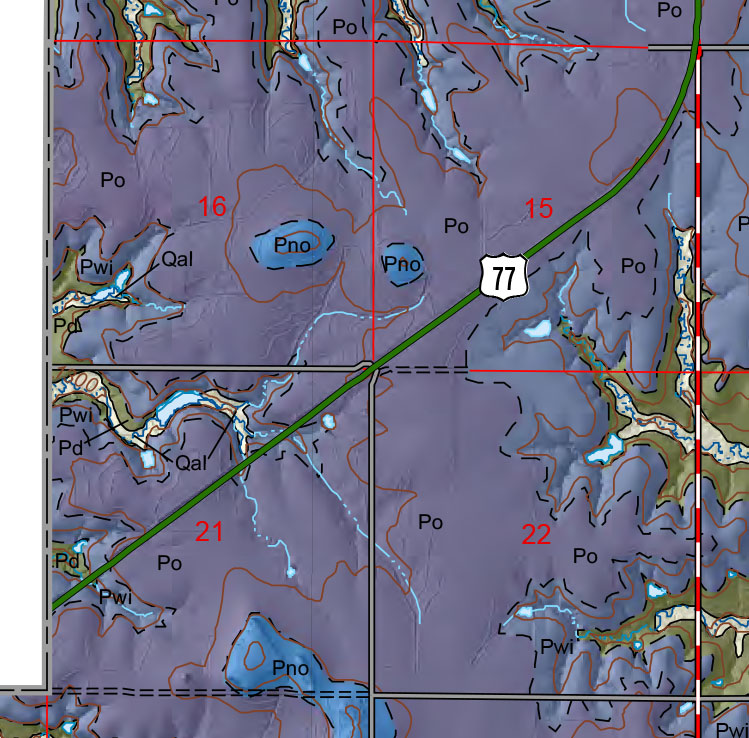 small geologic map