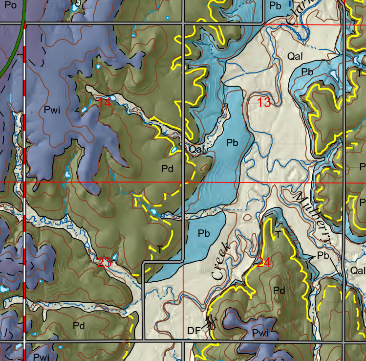 small geologic map