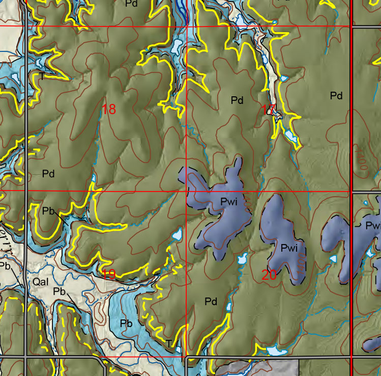 small geologic map