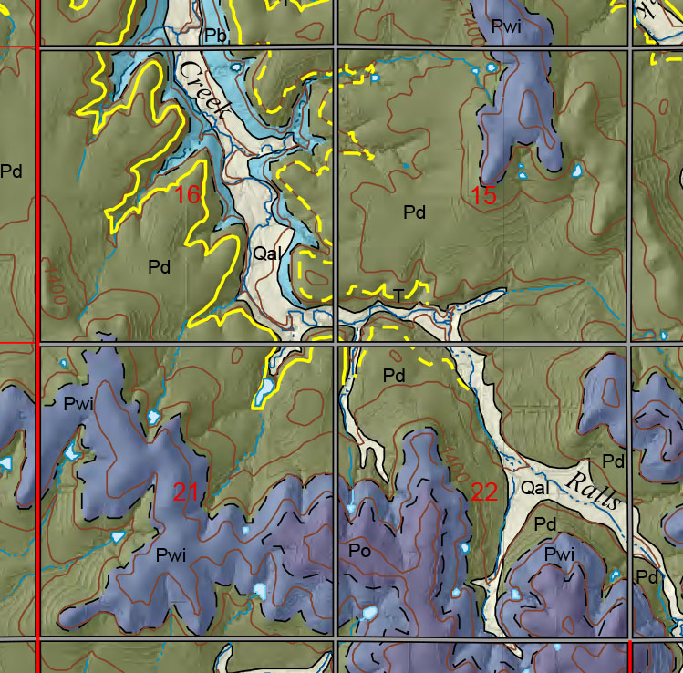 small geologic map