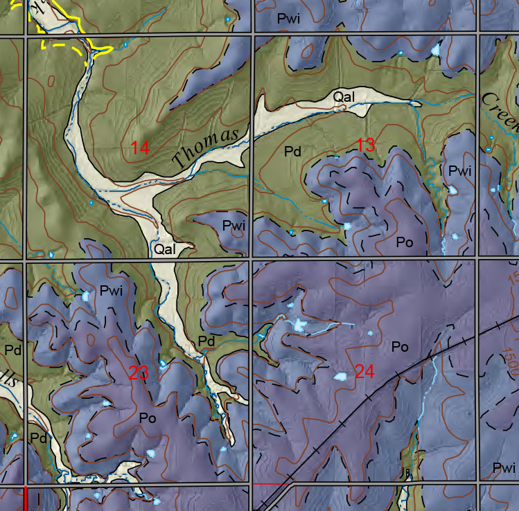 small geologic map