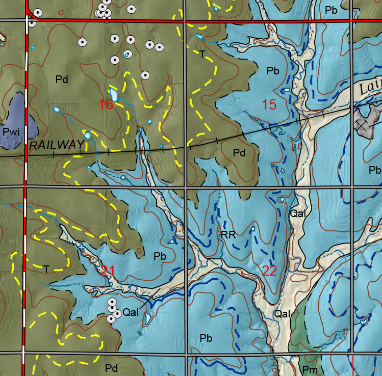 small geologic map