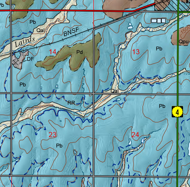 small geologic map