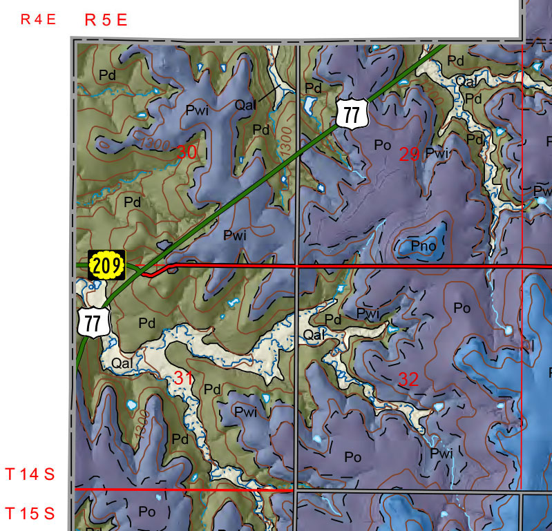 small geologic map