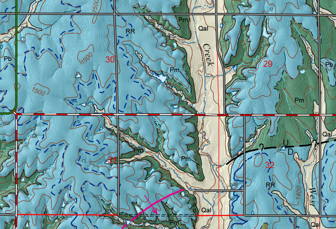 small geologic map