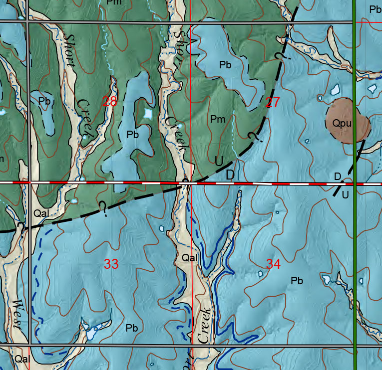 small geologic map