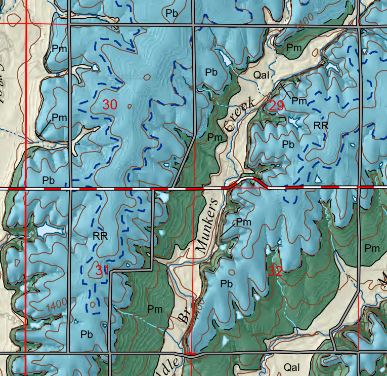 small geologic map