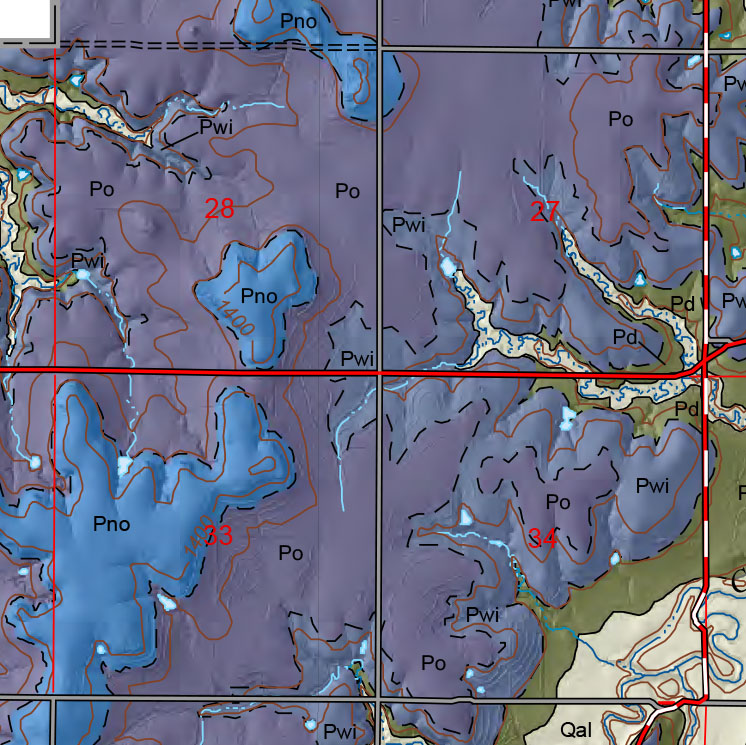 small geologic map