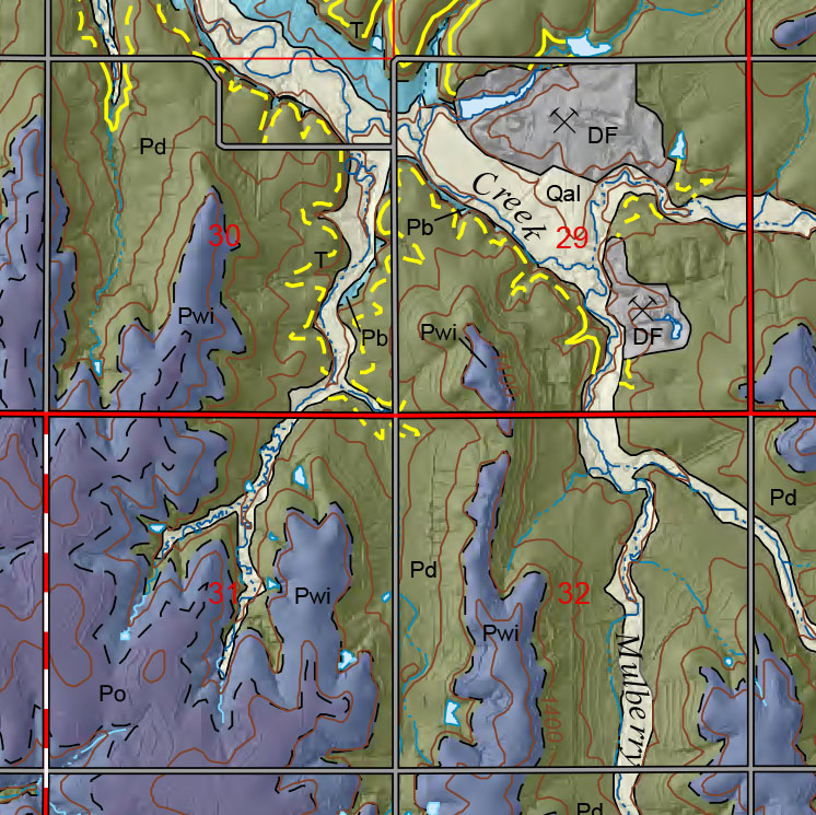 small geologic map