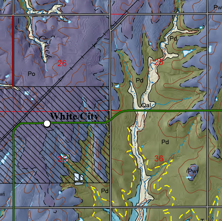 small geologic map