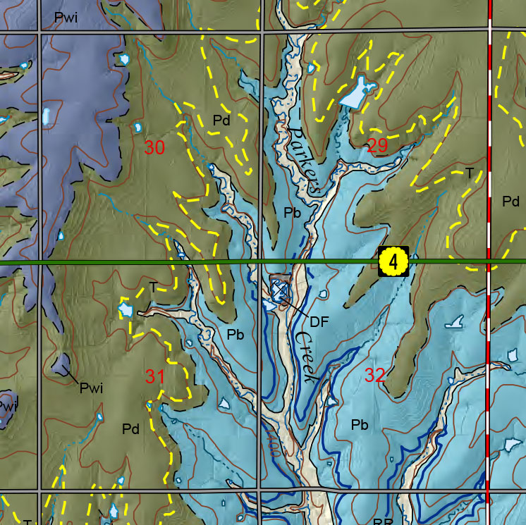 small geologic map