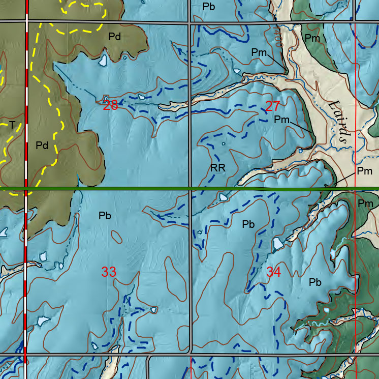 small geologic map