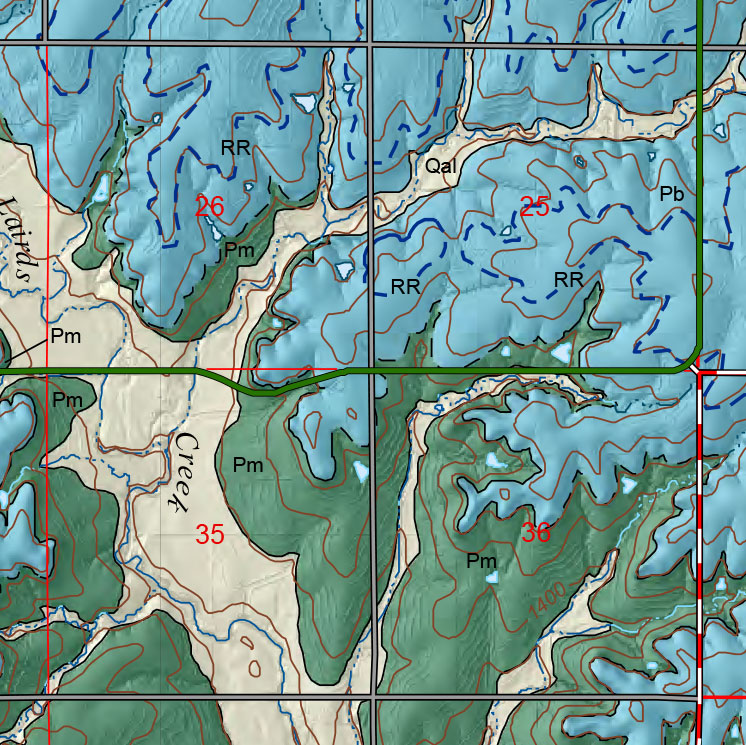 small geologic map