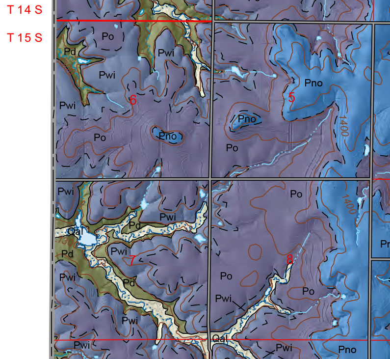 small geologic map