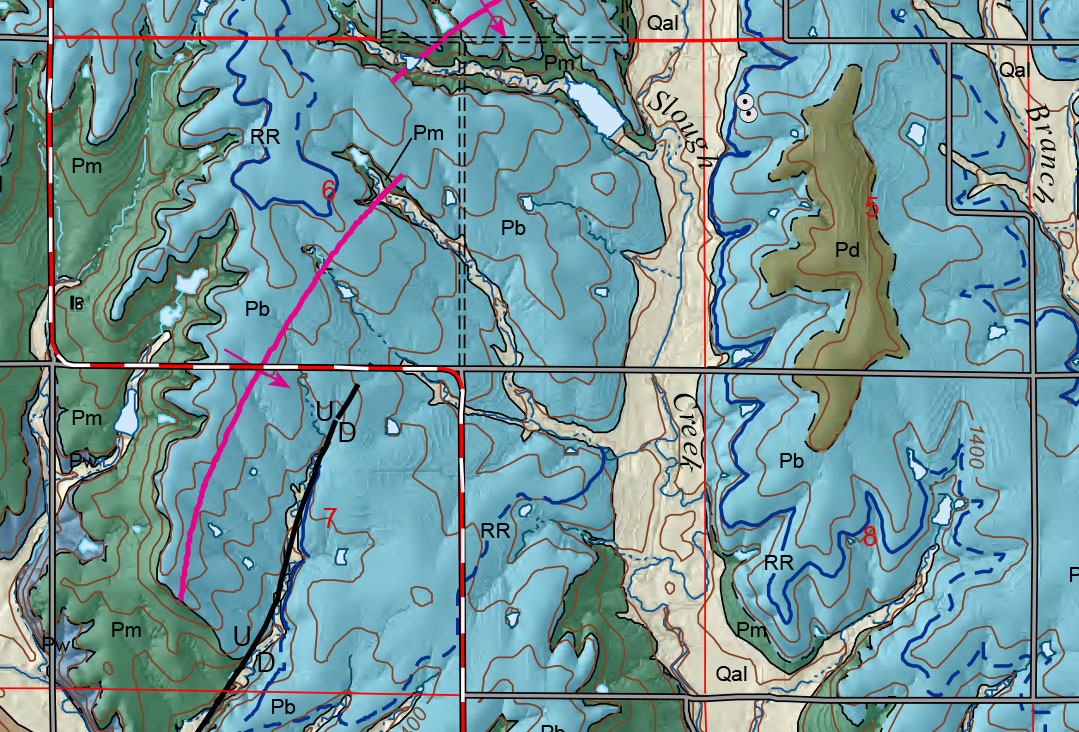 small geologic map