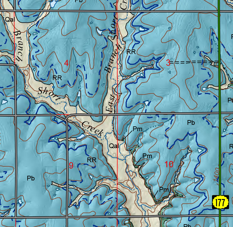 small geologic map