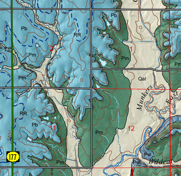 small geologic map