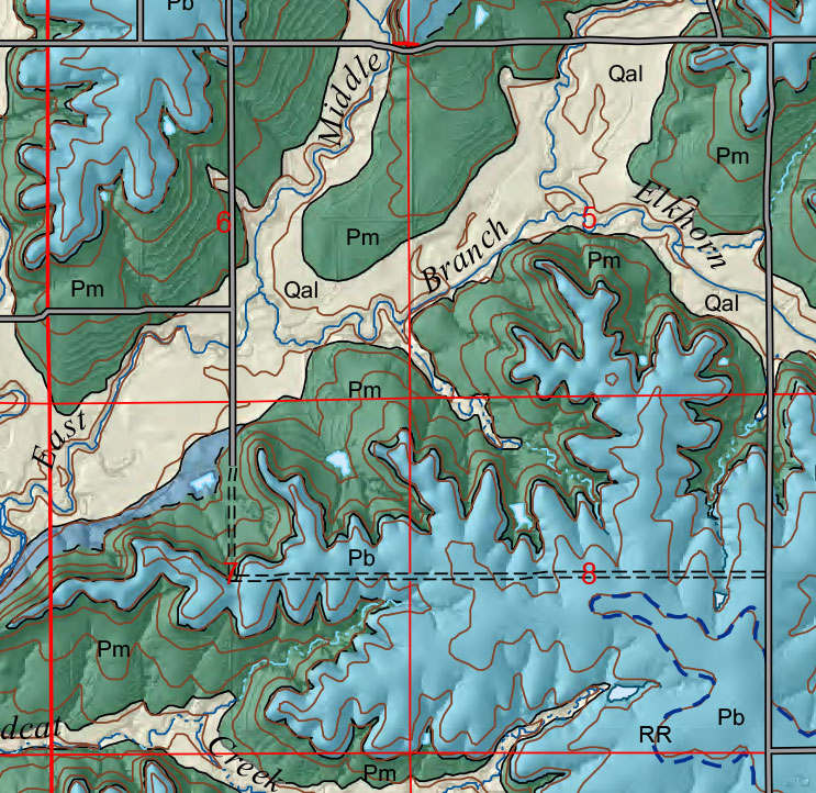 small geologic map