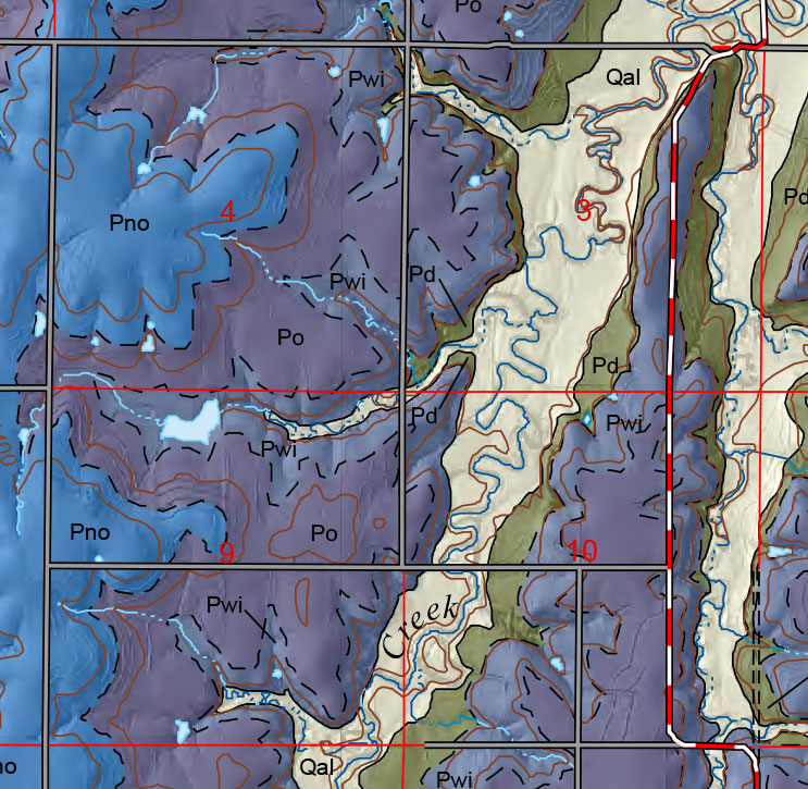 small geologic map