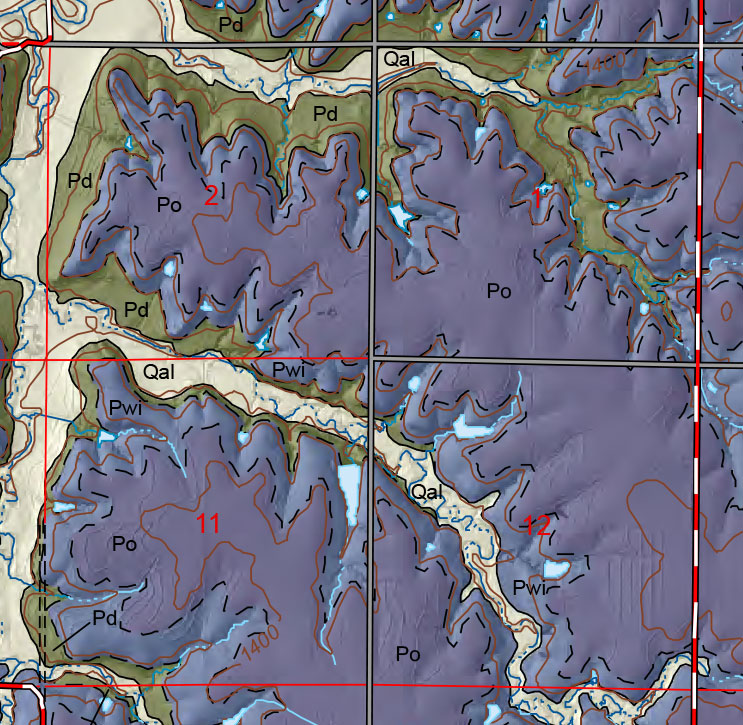 small geologic map