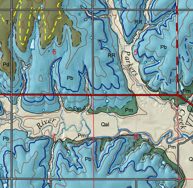 small geologic map