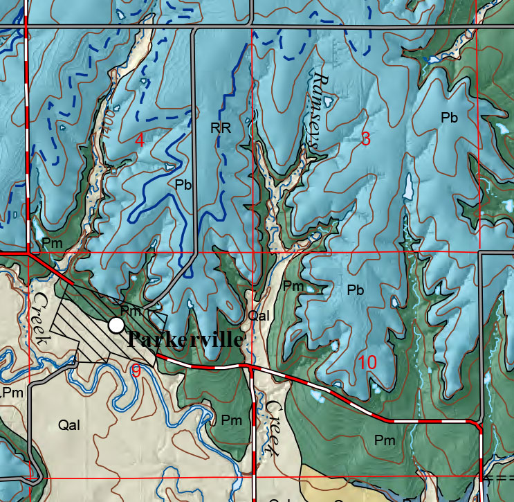 small geologic map