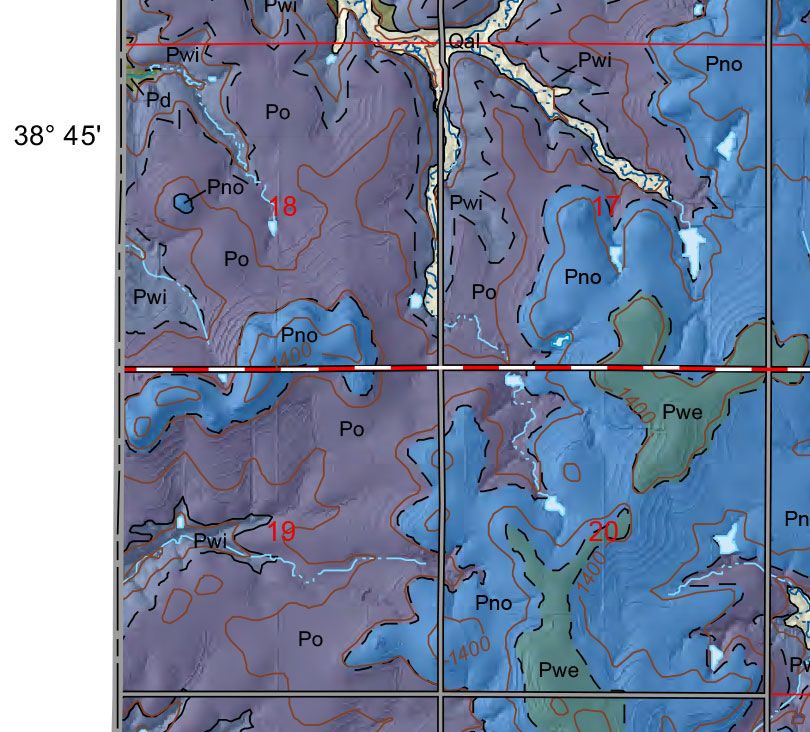 small geologic map