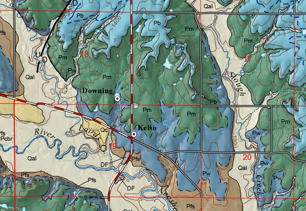 small geologic map