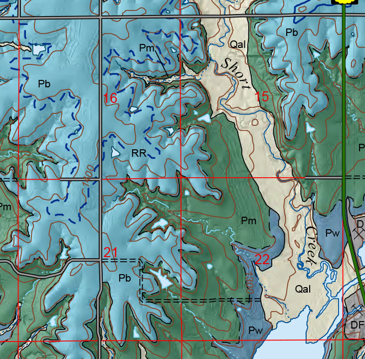 small geologic map