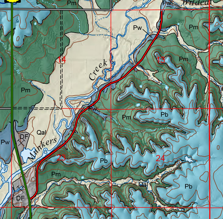 small geologic map