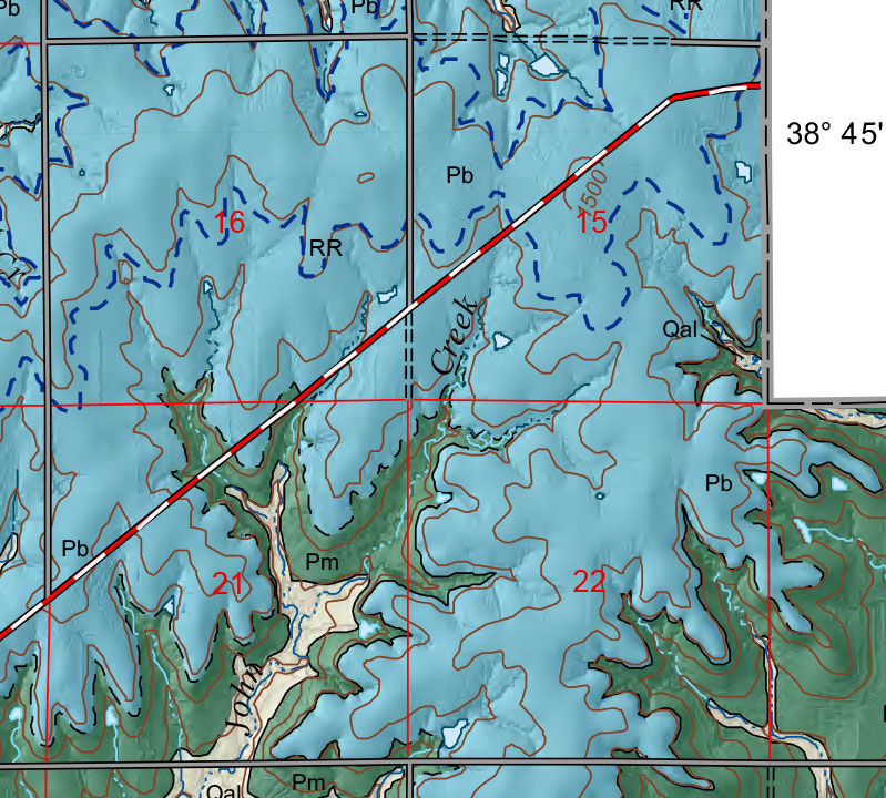 small geologic map