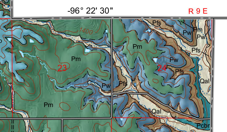 small geologic map