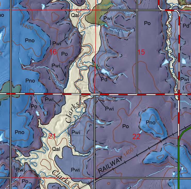 small geologic map