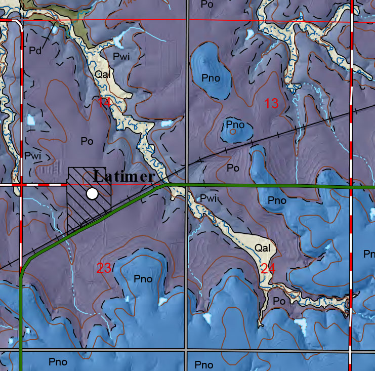 small geologic map