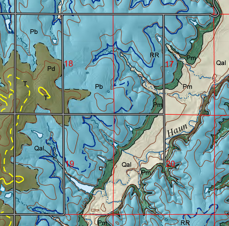 small geologic map