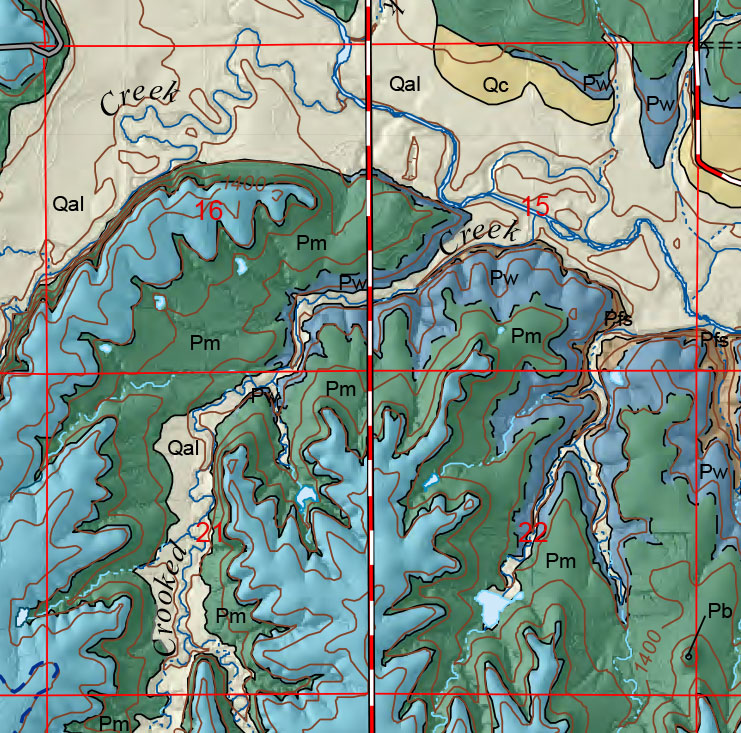 small geologic map