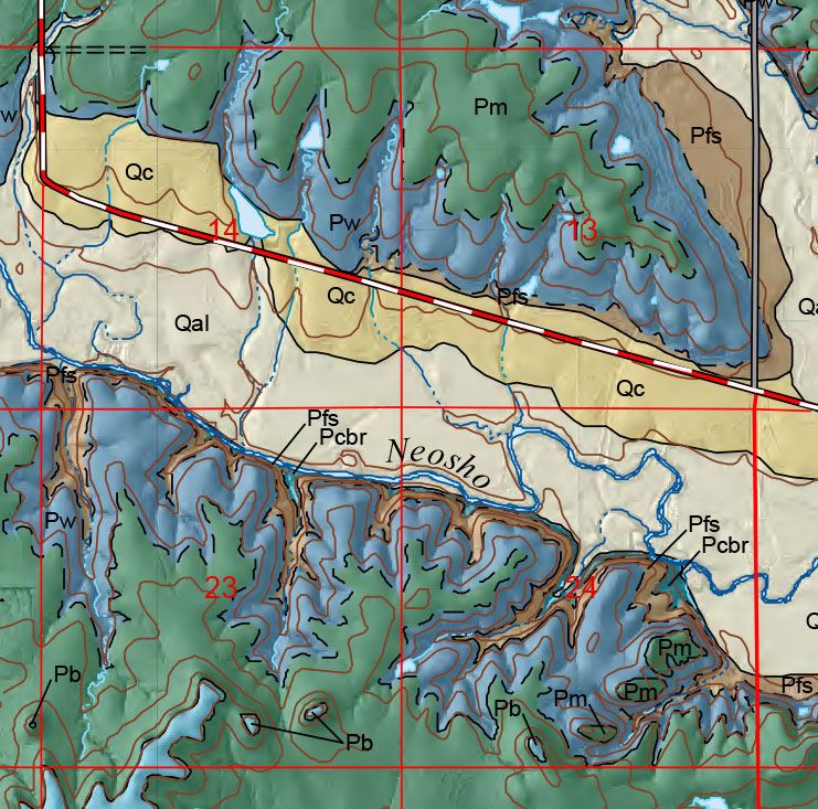 small geologic map