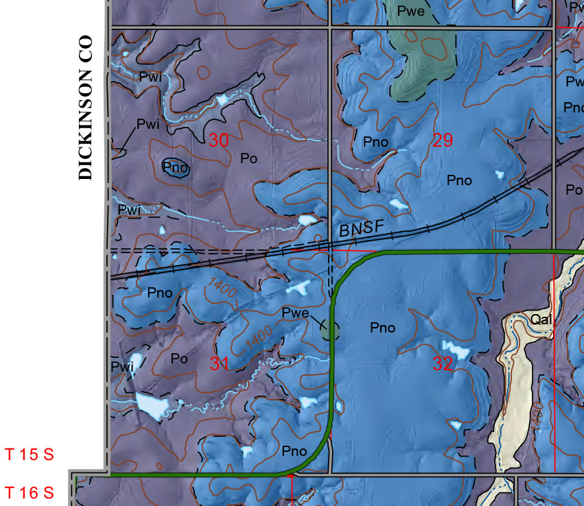 small geologic map